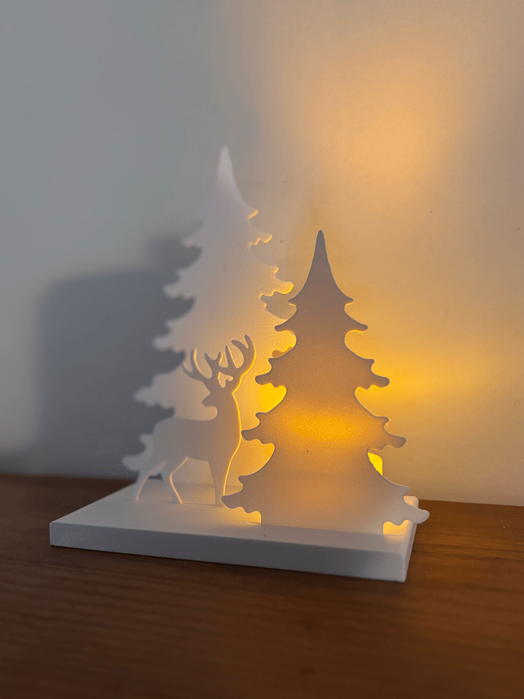 Modern Christmas Trees, Festive Candle Holder 4 Modern Christmas Trees, Festive Candle Holder - Image 4