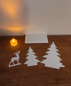 Modern Christmas Trees, Festive Candle Holder 11 Modern Christmas Trees Festive Candle Holder6