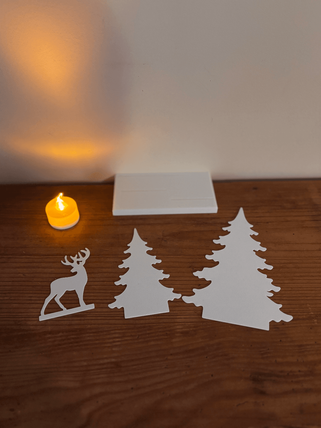 Modern Christmas Trees, Festive Candle Holder 6 Modern Christmas Trees, Festive Candle Holder - Image 6