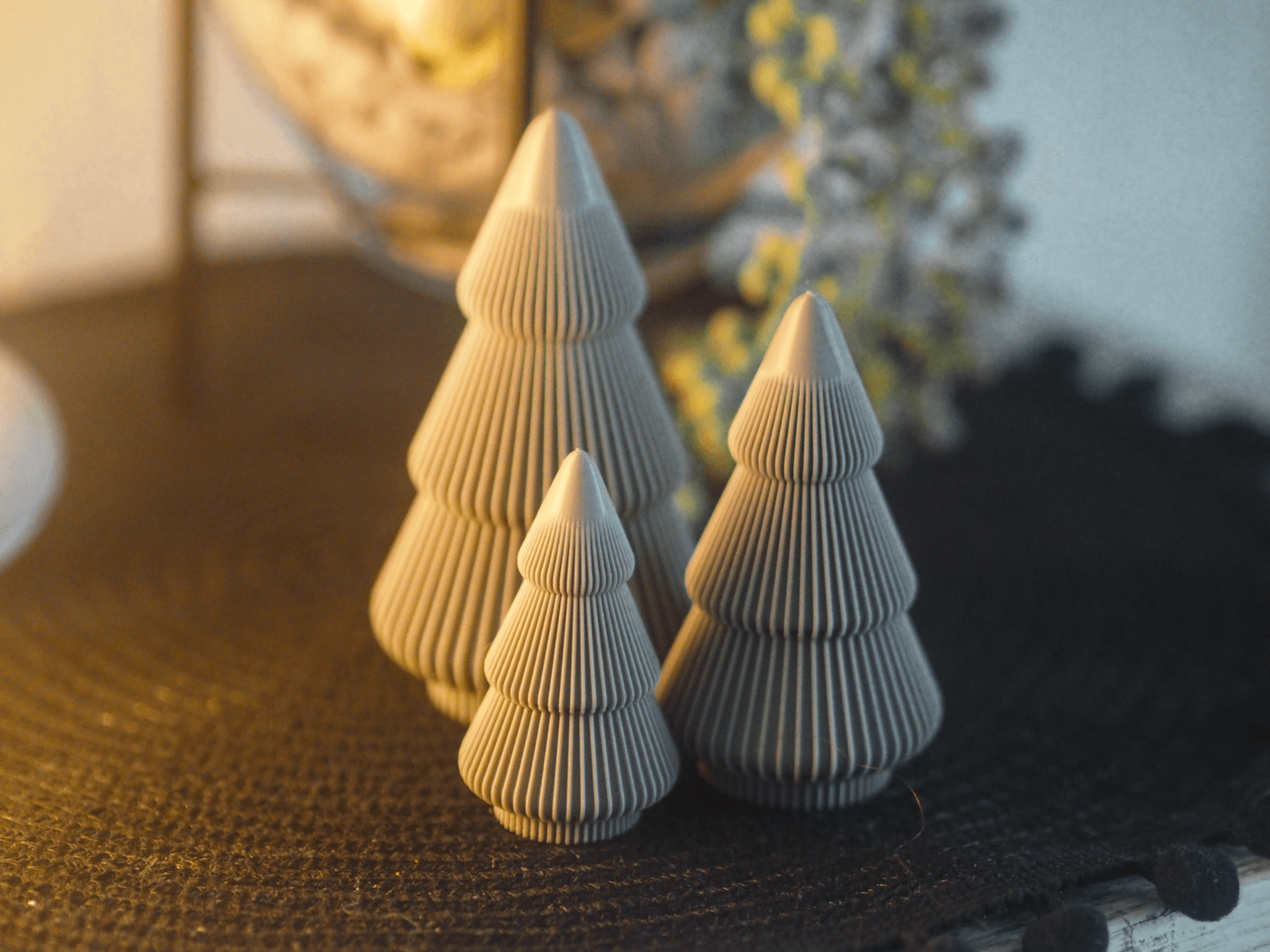 Modern Christmas Trees – 3D Printed Holiday Decorations 4 Modern Christmas Trees – 3D Printed Holiday Decorations - Image 4