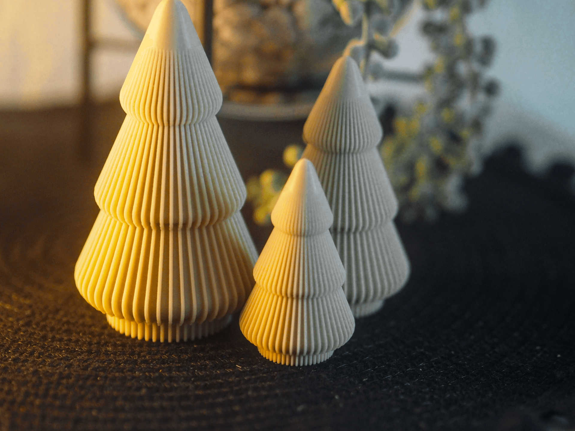 Modern Christmas Trees – 3D Printed Holiday Decorations 3 Modern Christmas Trees – 3D Printed Holiday Decorations - Image 3