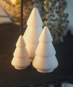 Alternative view of Modern Christmas Trees – 3D Printed Holiday Decorations