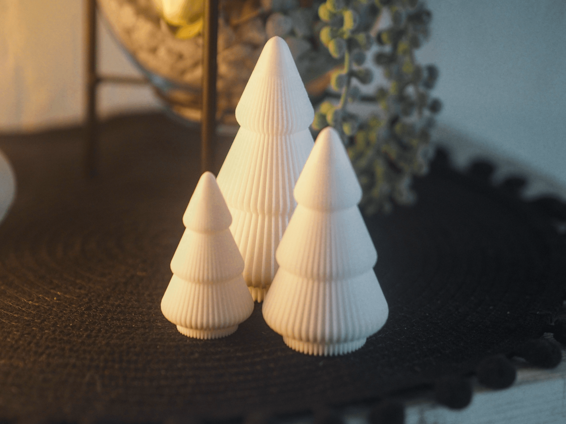 Modern Christmas Trees – 3D Printed Holiday Decorations 2 Modern Christmas Trees – 3D Printed Holiday Decorations - Image 2