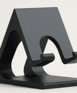 Clean A-frame Phone Stand – Minimalist Desk & Bedside Holder with Charging Gap